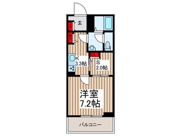 ブランシェ・ボヌールⅤ－Ｂの物件間取画像